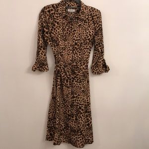 Calvin Klein animal print dress